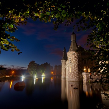 Château de Jehay by night
