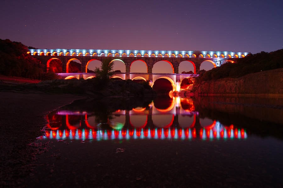 Pont du Gard de nuit-12