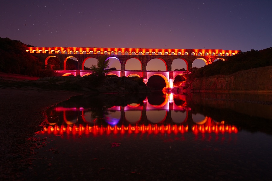 Pont du Gard de nuit-13