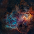 Lion nebula Sh2-13 2 Hamois 26-08-2025